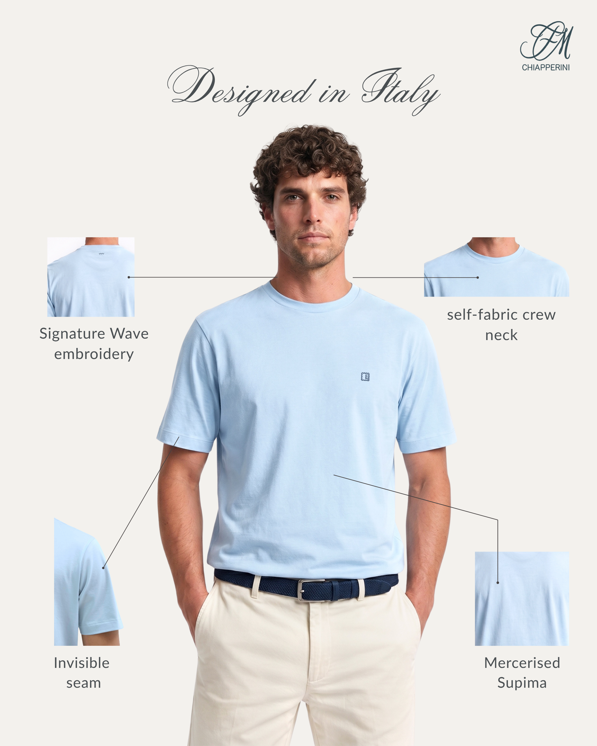 Mattino Crew neck tshirt