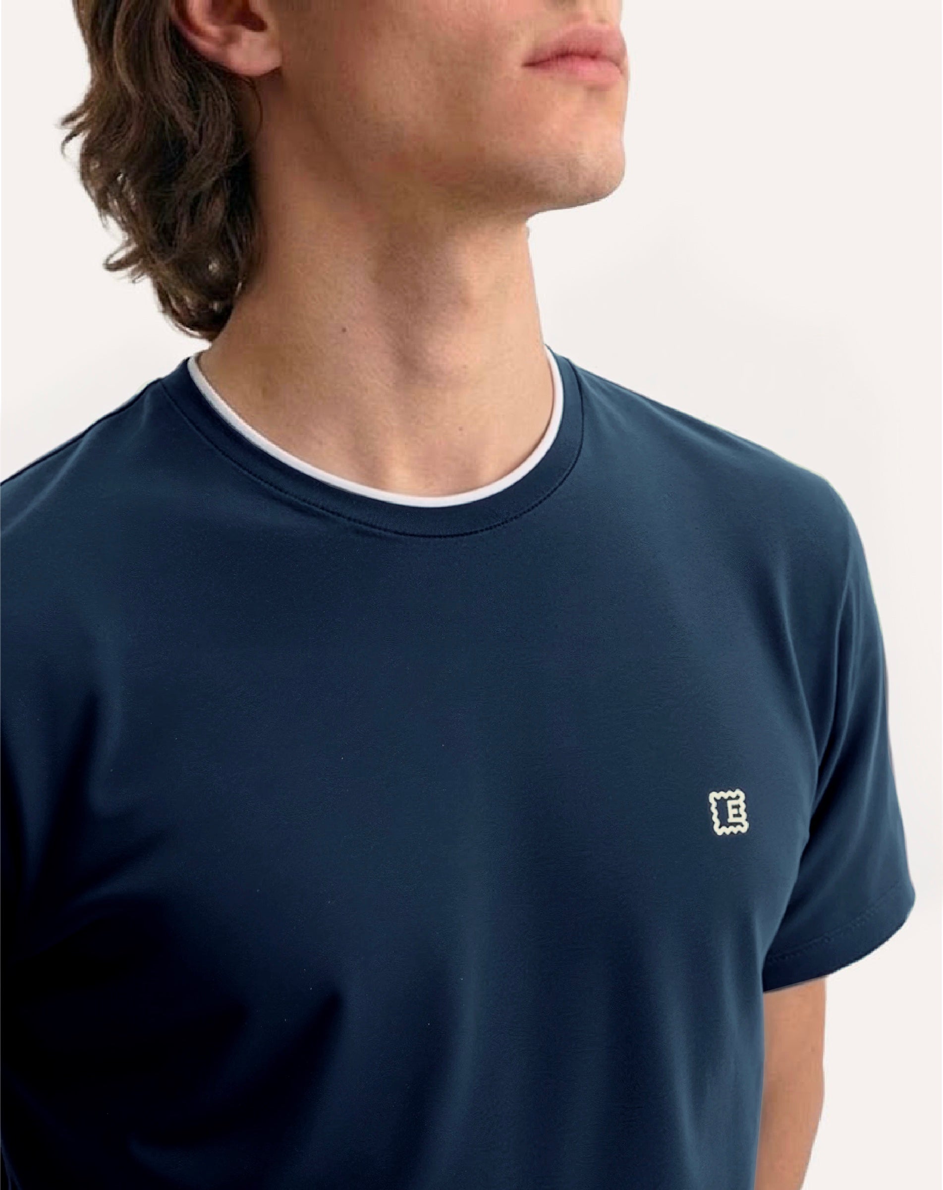 Azzuro Supima Crewneck T-shirt