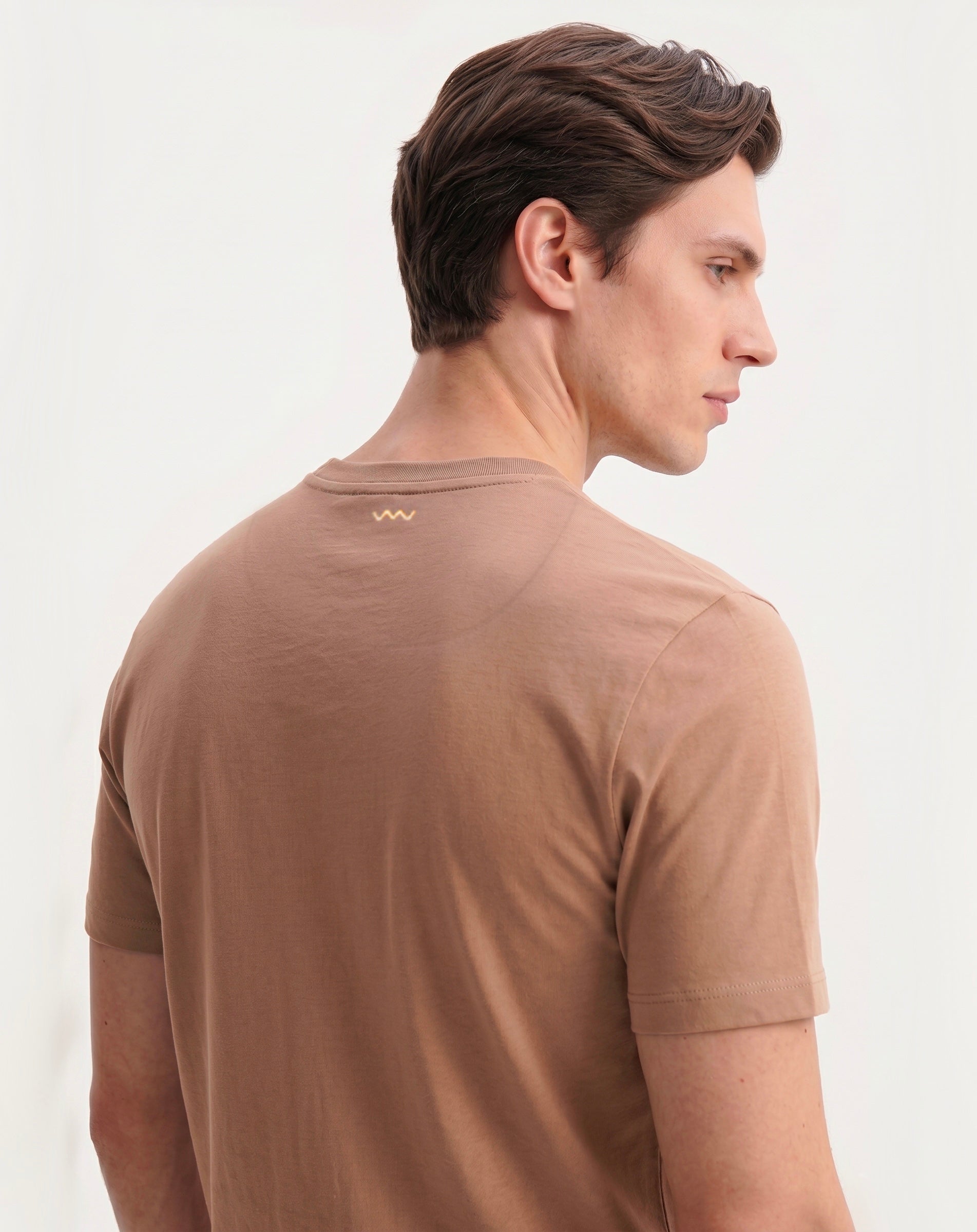Espresso Supima Crewneck T-shirt