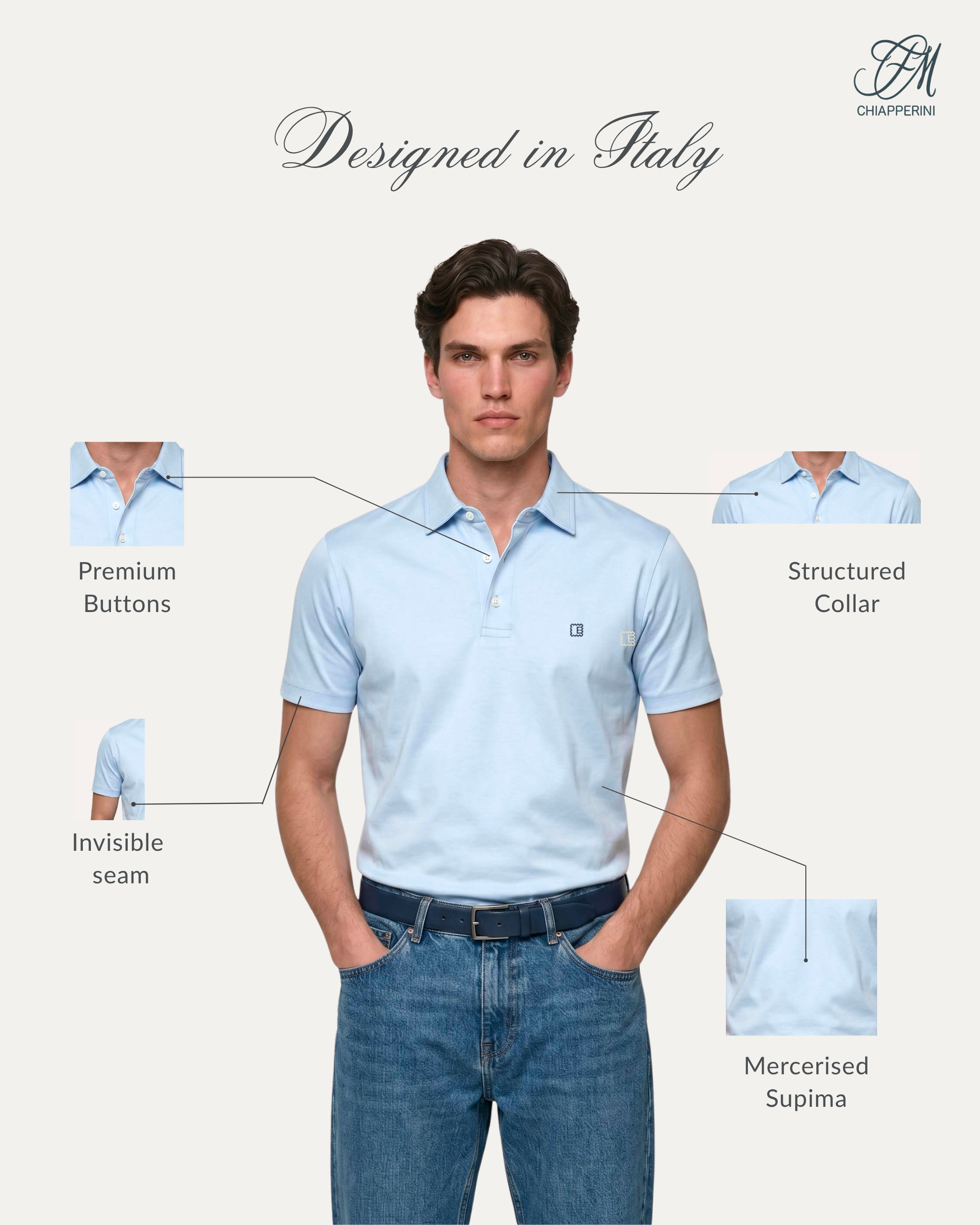 Saturnia Supima Polo