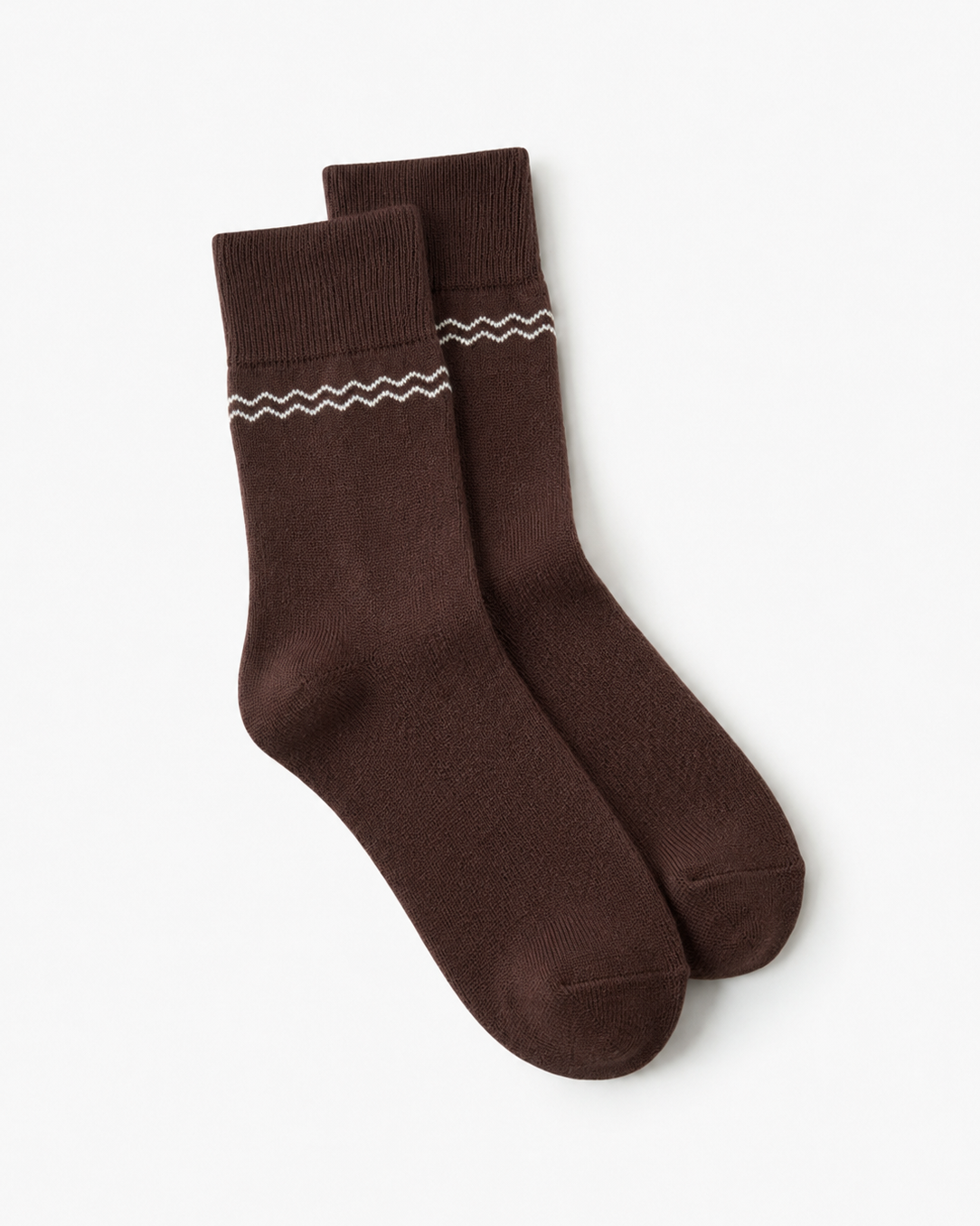 Signature Supima Socks - Brown