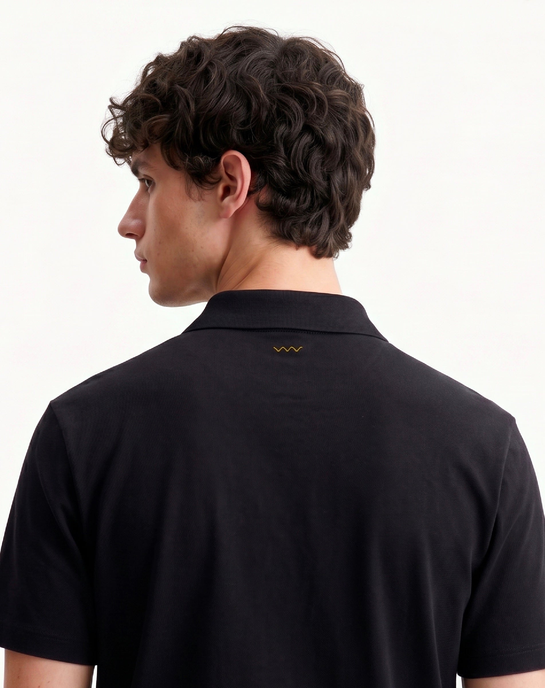 Nero Supima Polo