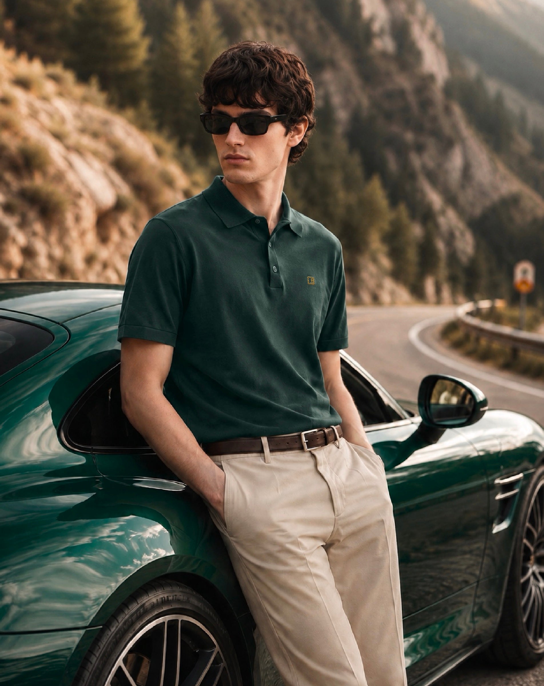 Verde corso Supima Polo