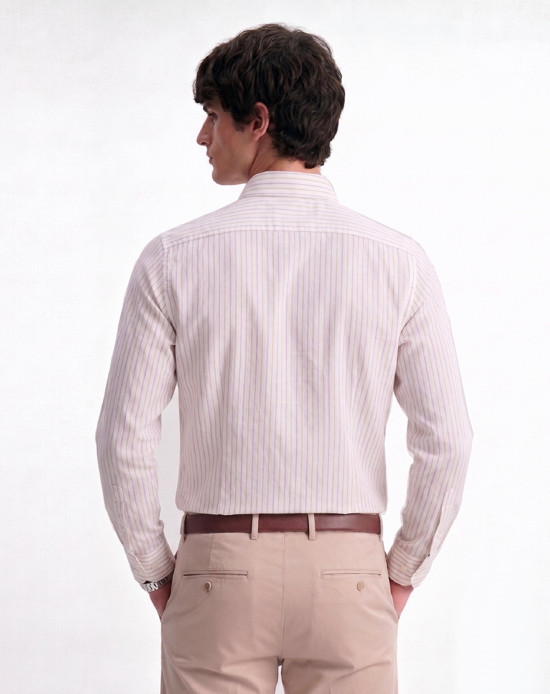 Bianco Linen Stripes